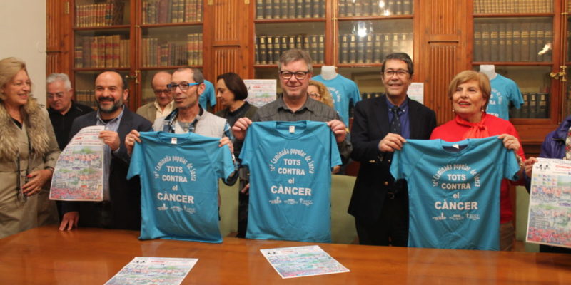 Sueca acogerá el 1 de abril la X Caminata Popular Solidària contra el Càncer